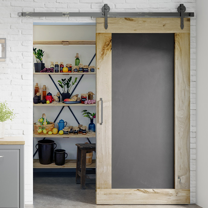Nach Maß Schiebetür mit Kreidetafel
