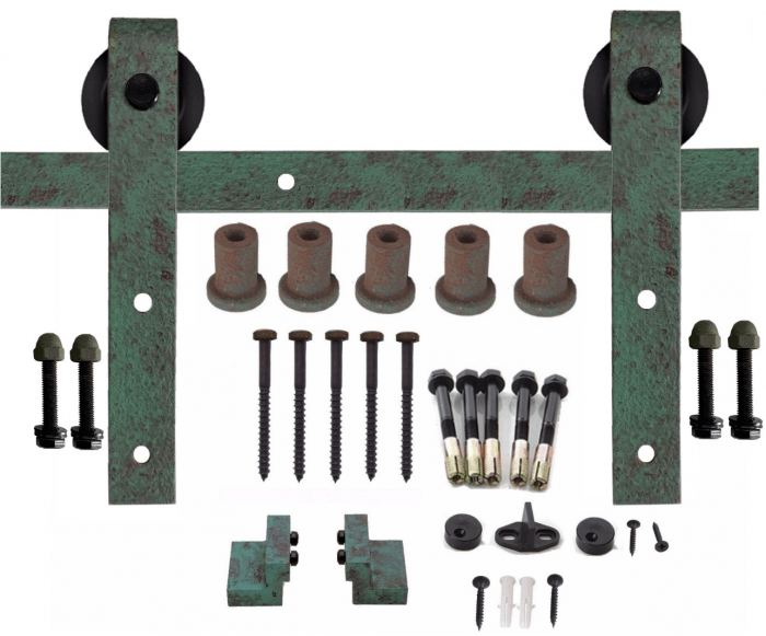 Schiebetürbeschlag Green Patina 200cm