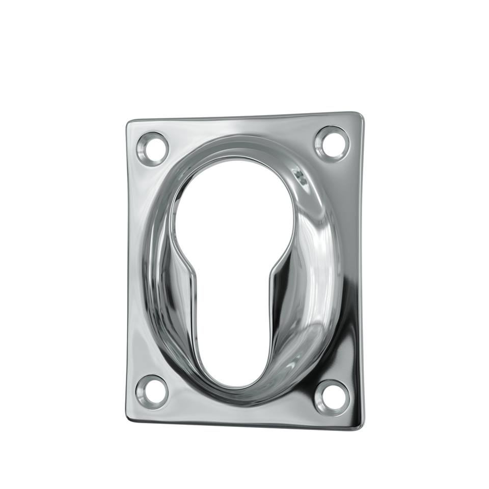Zylinderplatten Nickel Glanz (2 Stück)