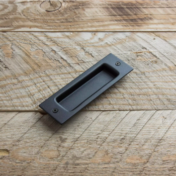 Griffmulde Schiebetür Schwarz 165 x 53 mm