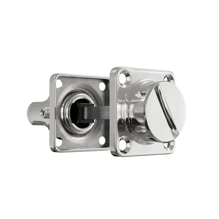 Türschloss Nickel Glanz Klein