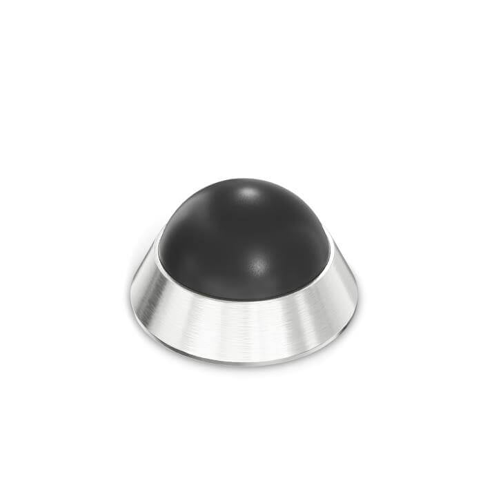 Türstopper Klein Nickel Chrom (Wandmontage)