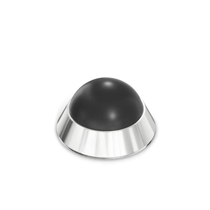 Türstopper Klein Nickel Glanz (Wandmontage)