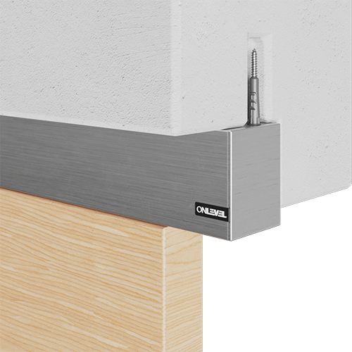 Infinityslide 69kg Deckenmontage für Holztüren 200 cm Aluminium Edelstahl