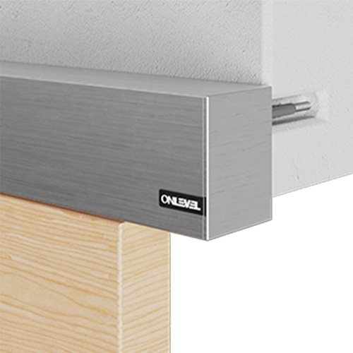Infinityslide 69kg Wandmontage für Holztüren 200 cm Anodisiertes Aluminium