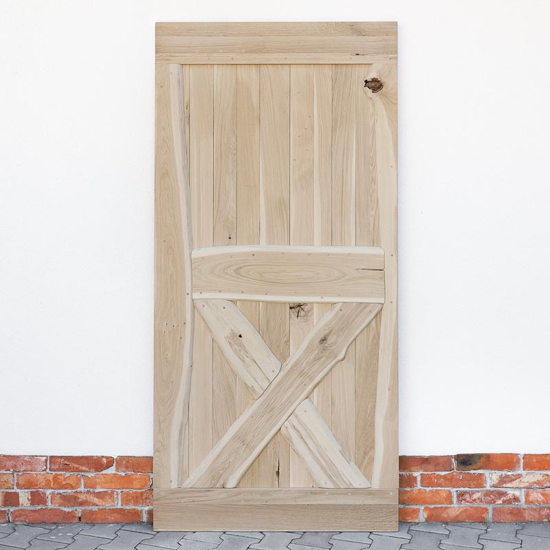 Schiebetür Eichenholz Barn 100x210