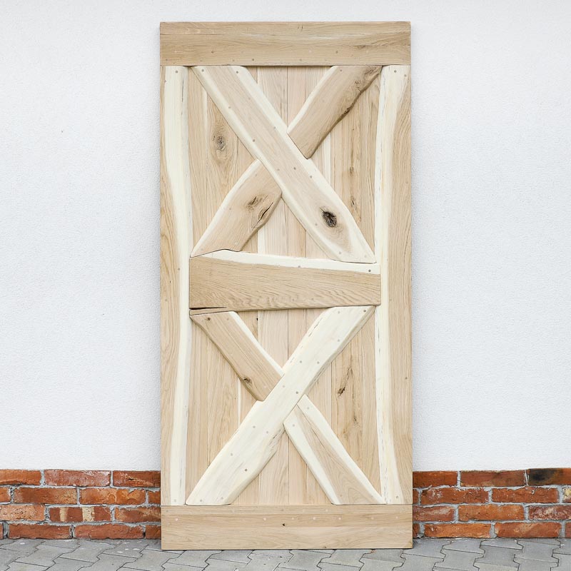 Schiebetür Eichenholz Old Oak 100x210